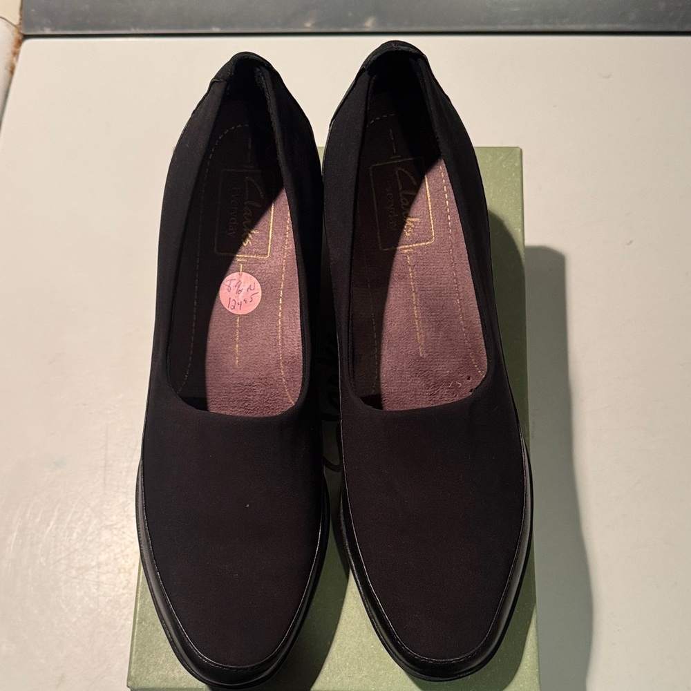 Clarks Classic Black Heels